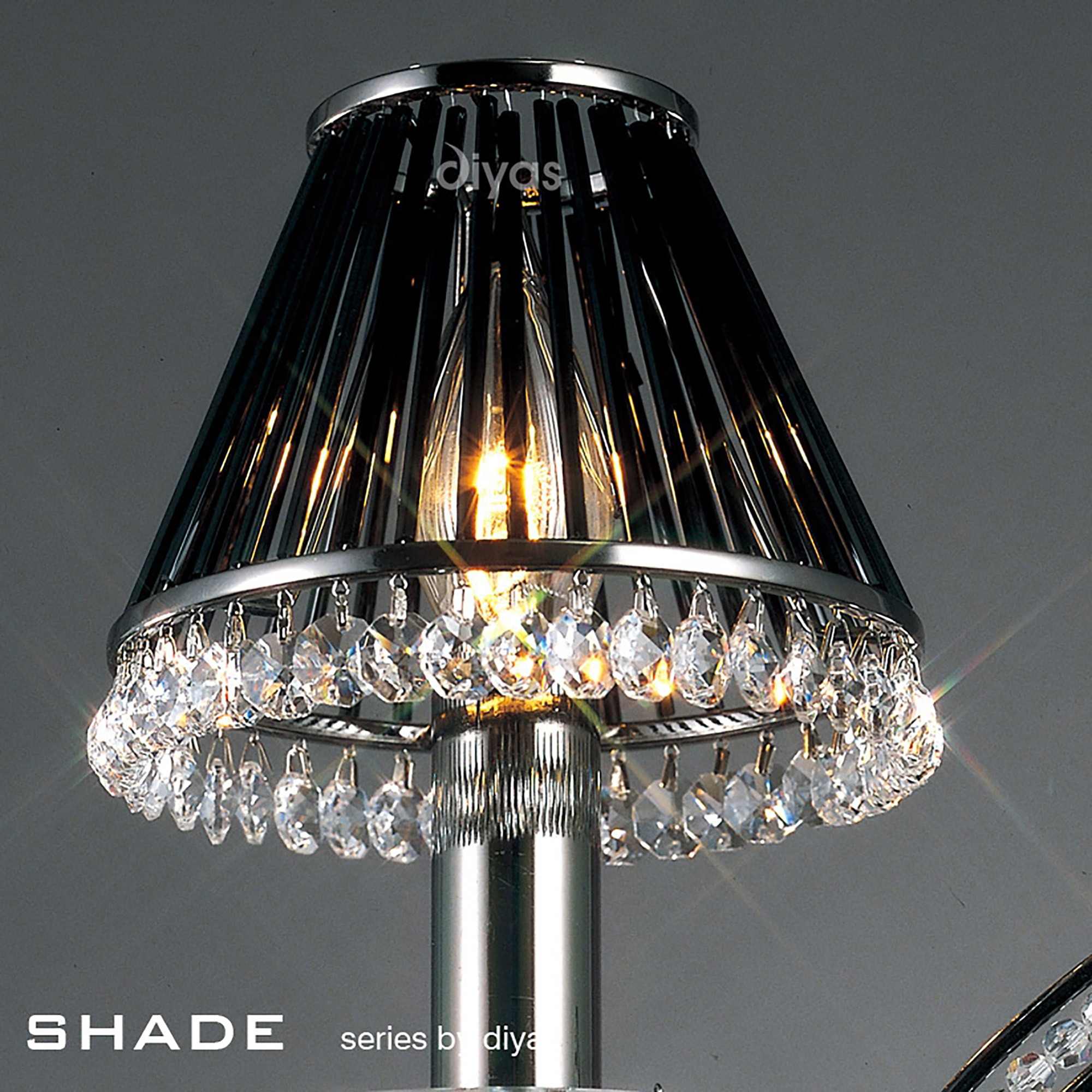 Crystal Shades Glass Crystal Shades Diyas Clip-On Shades Crystal Shades Glass Crystal Shades Diyas Clip-On Shades